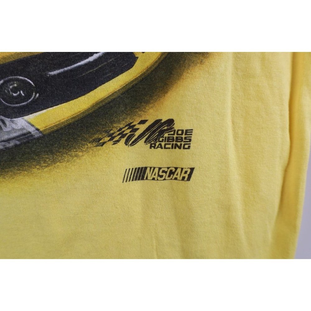 Vintage NASCAR Mens Large Spell Out All Over Print Matt Kenseth Racing T-Shirt - Picture 9 of 12